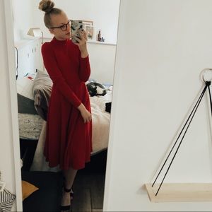 | Red Midi Dress |